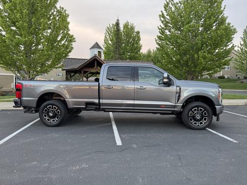 Gray 2023 Ford F-350 Platinum