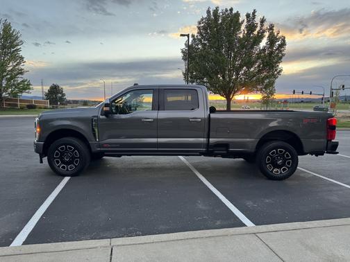 Gray 2023 Ford F-350 Platinum