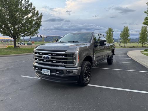 Gray 2023 Ford F-350 Platinum