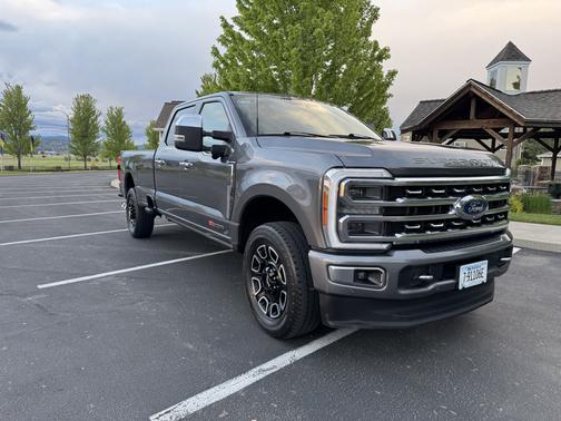 Gray 2023 Ford F-350 Platinum