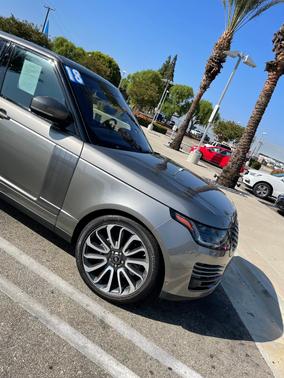 Silver 2018 Land Rover Range Rover 3.0L Supercharged HSE