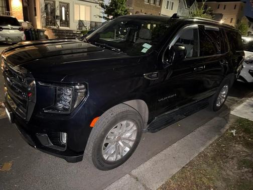 Blue 2022 GMC Yukon SLT