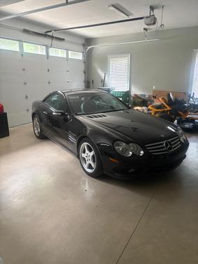 Black 2004 Mercedes-Benz SL-Class SL55 AMG