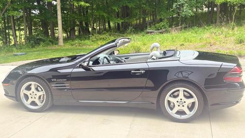 Black 2004 Mercedes-Benz SL-Class SL55 AMG