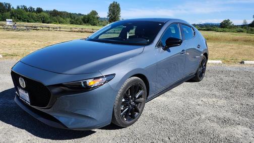 Gray 2024 Mazda Mazda3 2.5 S Carbon Edition