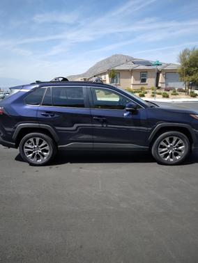 Blue 2025 Toyota RAV4 XLE Premium