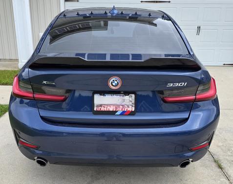 Blue 2021 BMW 330 i xDrive