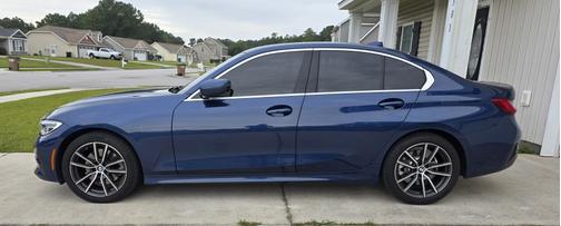 Blue 2021 BMW 330 i xDrive