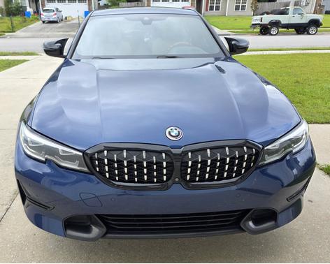 Blue 2021 BMW 330 i xDrive