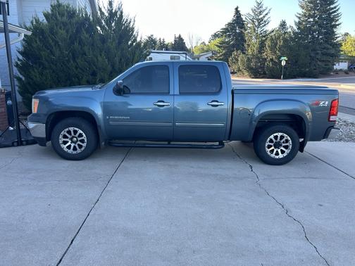 Blue 2008 GMC Sierra 1500 SLT Crew Cab