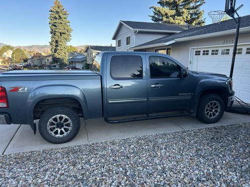Blue 2008 GMC Sierra 1500 SLT Crew Cab