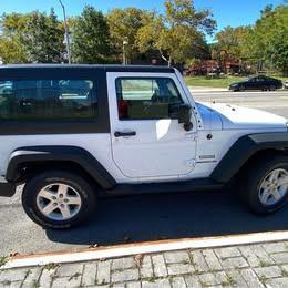 White 2016 Jeep Wrangler Sport