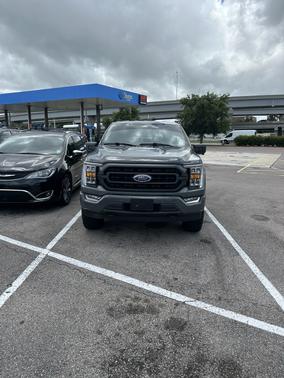 Gray 2021 Ford F-150 XLT