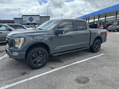 Gray 2021 Ford F-150 XLT