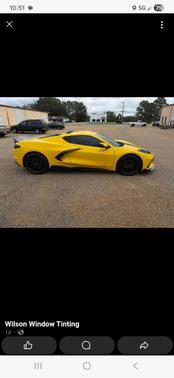 Yellow 2026 Chevrolet Corvette Stingray w/1LT