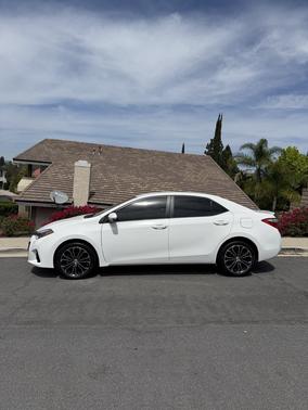 White 2014 Toyota Corolla S