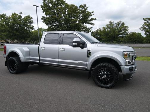 Silver 2022 Ford F-450 Platinum