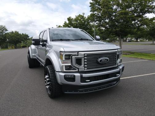 Silver 2022 Ford F-450 Platinum