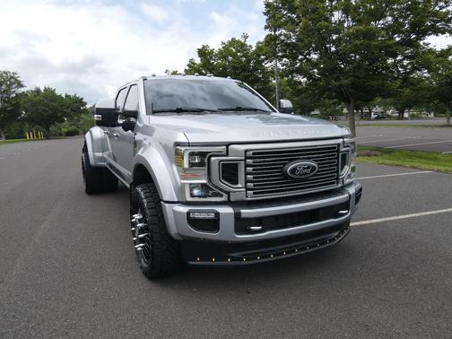 Silver 2022 Ford F-450 Platinum