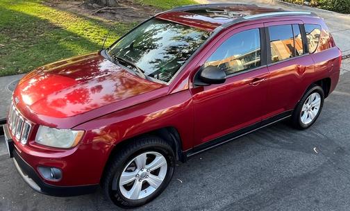 Red 2012 Jeep Compass Latitude