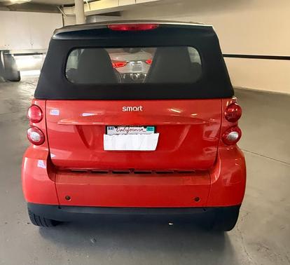 Red 2008 smart ForTwo Passion Cabriolet