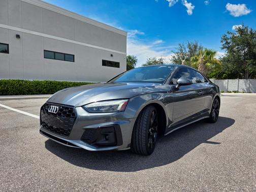 Gray 2020 Audi A5 2.0T Premium Plus