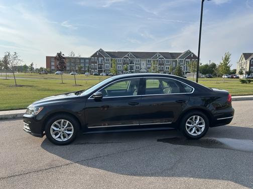 Black 2017 Volkswagen Passat 1.8T S