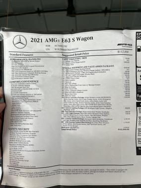 2021 Mercedes-Benz AMG E 63 S 4MATIC