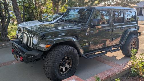 Green 2021 Jeep Wrangler Unlimited 4xe Sahara