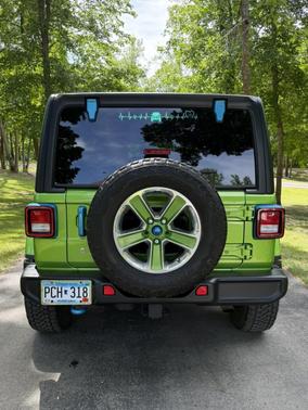 Green 2020 Jeep Wrangler Unlimited Sahara