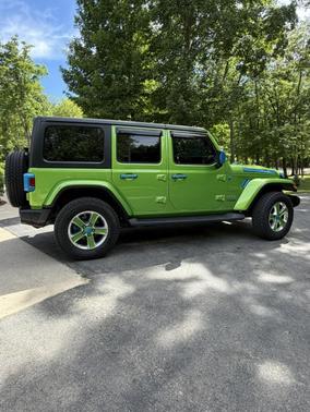 Green 2020 Jeep Wrangler Unlimited Sahara