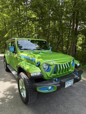Green 2020 Jeep Wrangler Unlimited Sahara