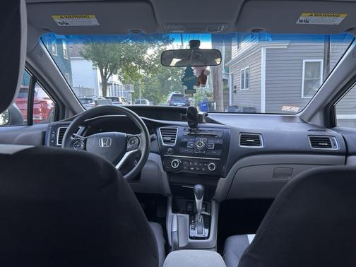 Black 2013 Honda Civic LX