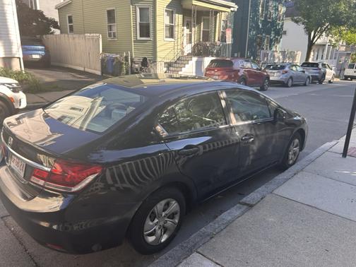 Black 2013 Honda Civic LX