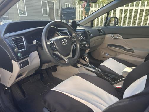 Black 2013 Honda Civic LX
