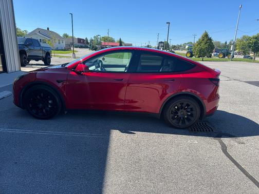Red 2021 Tesla Model Y Long Range