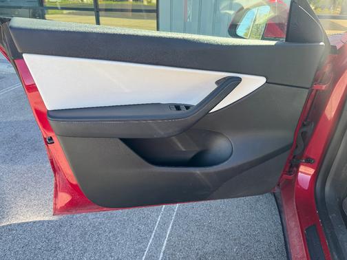 Red 2021 Tesla Model Y Long Range