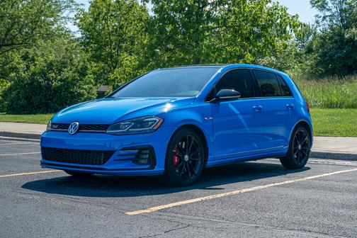 Blue 2021 Volkswagen Golf GTI 2.0T SE