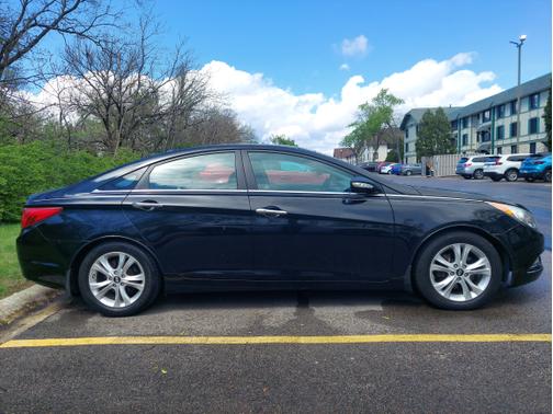Black 2013 Hyundai SONATA Limited