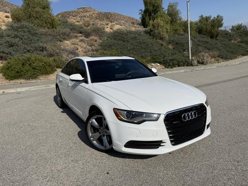 White 2014 Audi A6 2.0T Premium Plus quattro