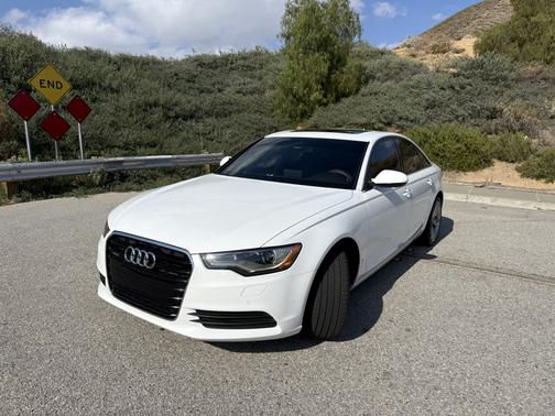 White 2014 Audi A6 2.0T Premium Plus quattro