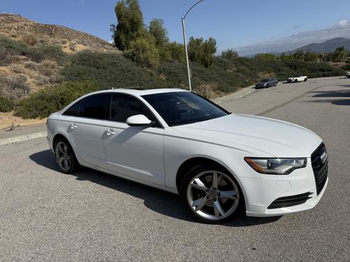 White 2014 Audi A6 2.0T Premium Plus quattro
