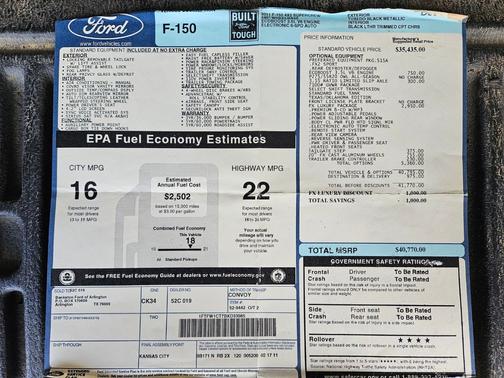 Black 2011 Ford F-150 FX2