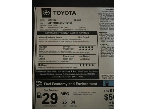 2024 Toyota Camry SE