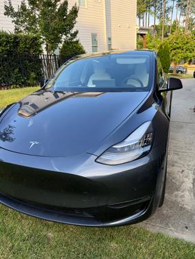 Gray 2020 Tesla Model Y Long Range