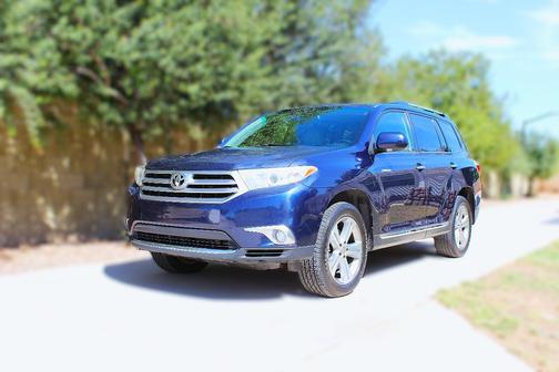 Blue 2011 Toyota Highlander Limited