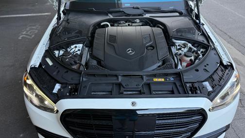 White 2021 Mercedes-Benz S-Class S 580 4MATIC