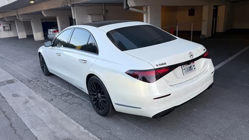 White 2021 Mercedes-Benz S-Class S 580 4MATIC