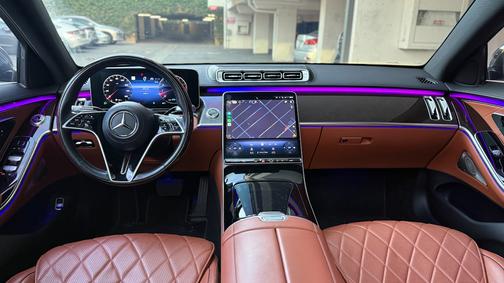 White 2021 Mercedes-Benz S-Class S 580 4MATIC