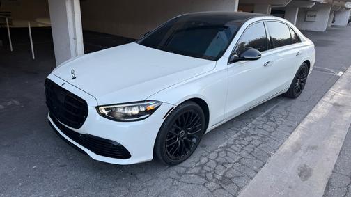 White 2021 Mercedes-Benz S-Class S 580 4MATIC